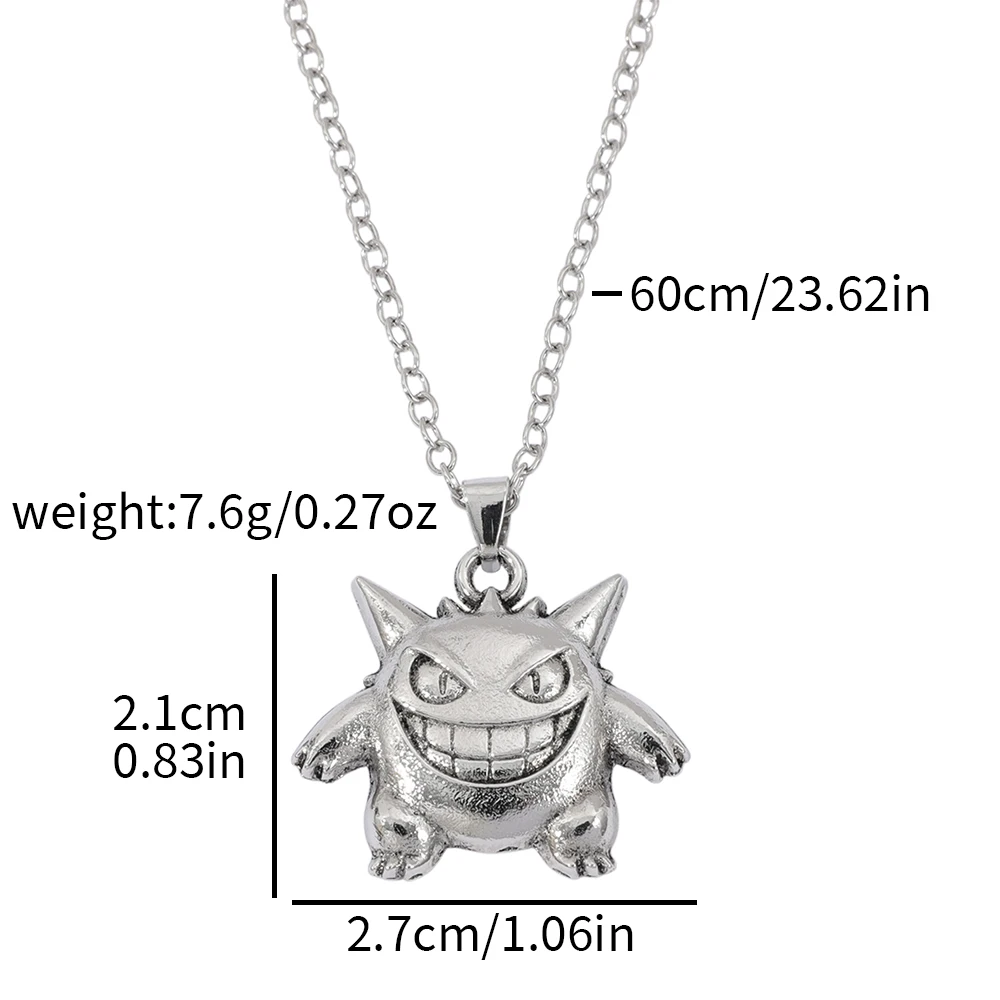 Anime Monster Charm Necklace Featuring Trendy Characters