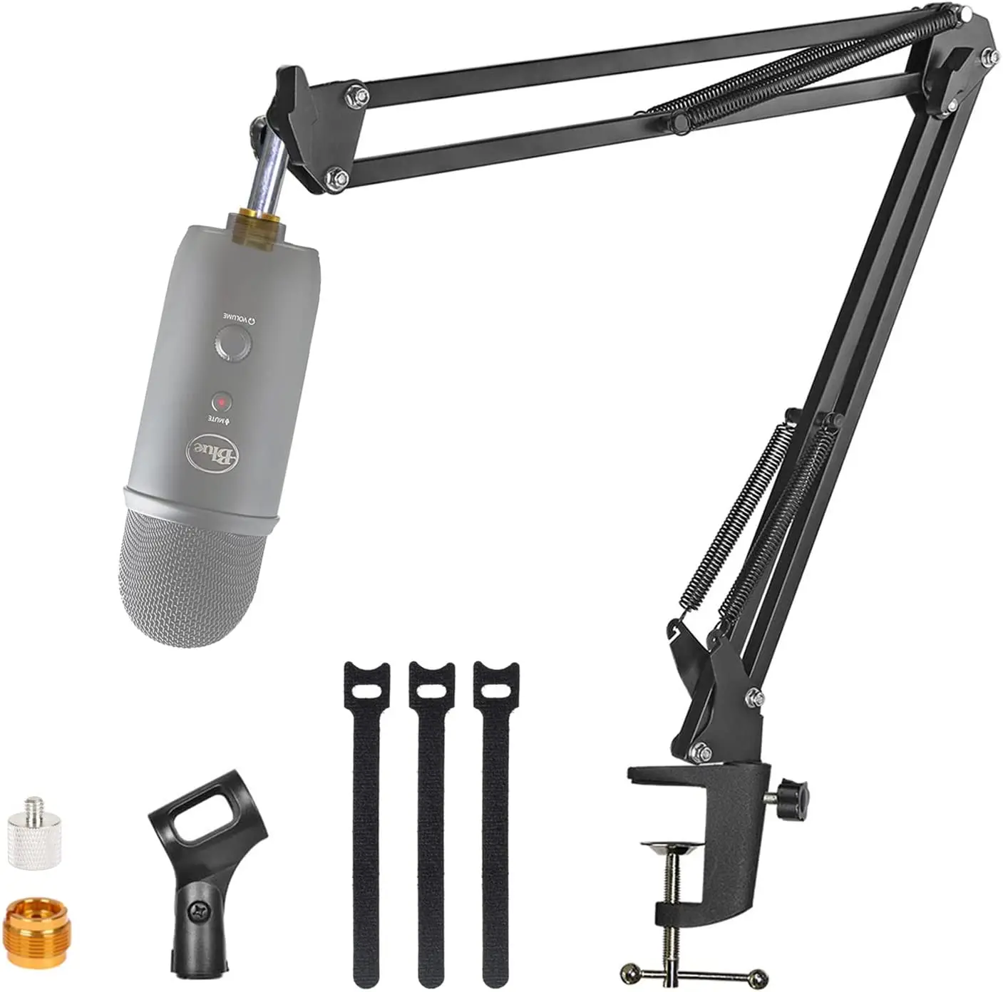 Support de Microphone, Bras de Bras de Microphone à Suspension de Bureau  RéGlable pour Blue Yeti, Boule de Neige et Autres Micros, - Cdiscount TV  Son Photo