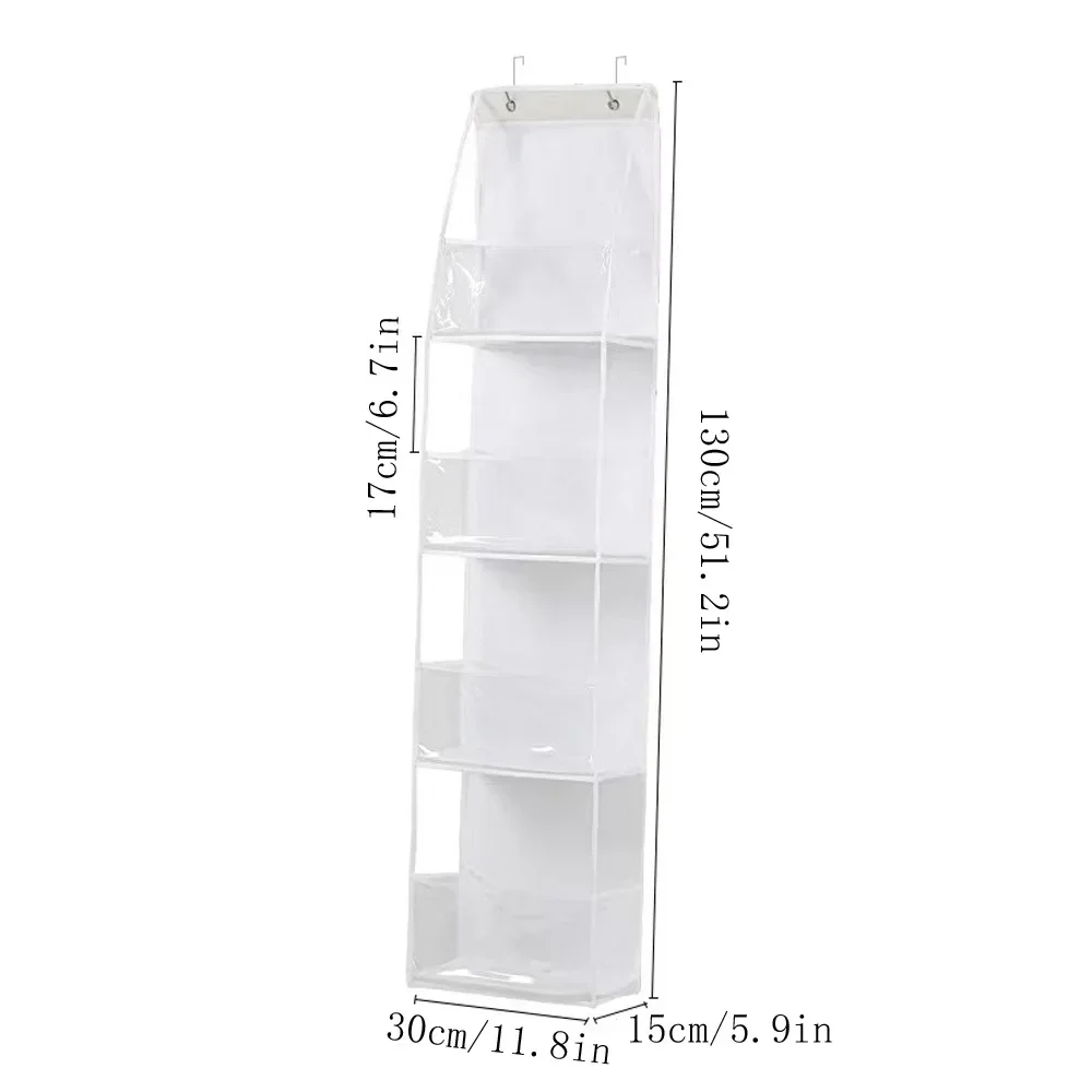 Multi-functional Fabric Hanging Bag for Behind the Door Multi-layer Storage Hanging Bag Miscellaneous Organizer Storage Hanging 2