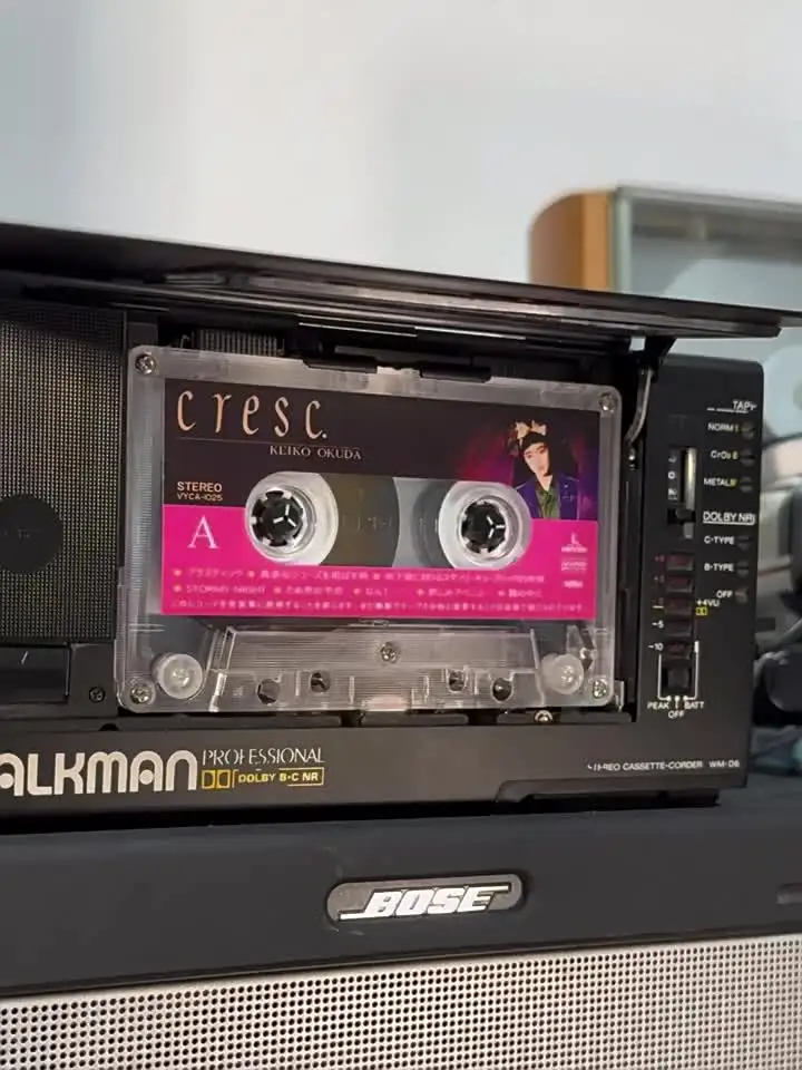 Ретро город поп Keiko Okuda музыкальная лента Cresc альбом STORMY NIGHT кассеты косплей Walkman