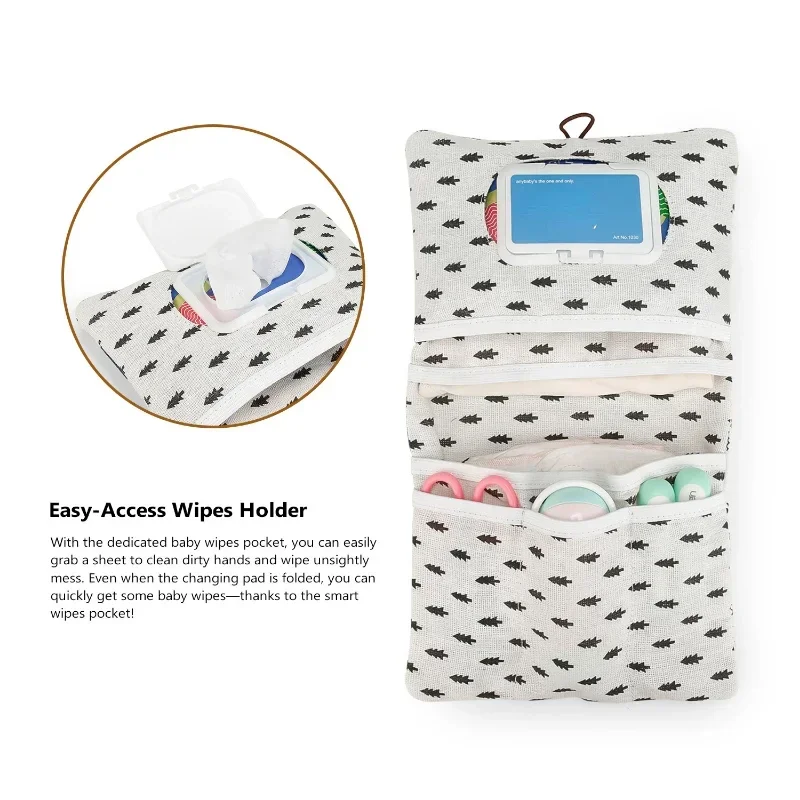 Baby Bag Organizer Portable Baby Wash Bag Go Out Stroller Mini Diaper Bag Pouches Travel Gear Foldable Newborn Baby Essentials - 6