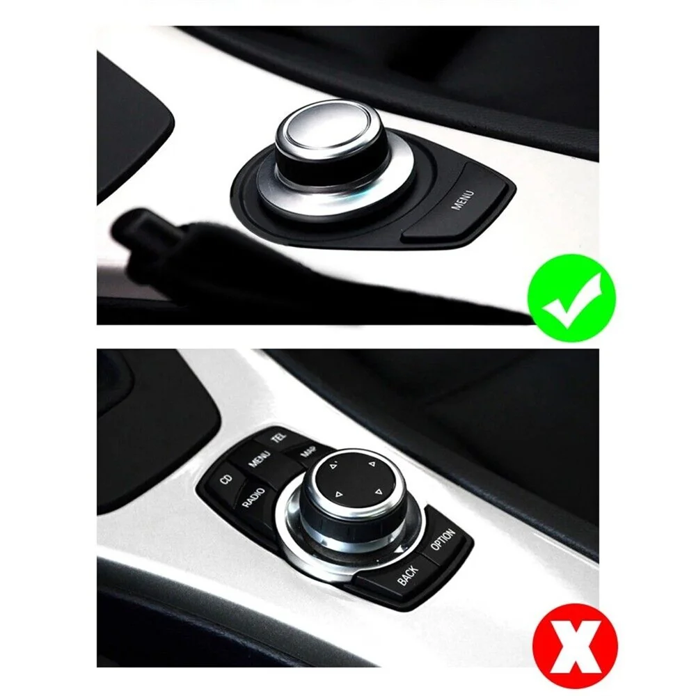 Kristall IDrive Multimedia-Taste Knopf Abdeckung Center Control Tasten Schalter Knopf Für BMW E60 E61 E70 E71 E72 E66 5 Serie X5 X6 – Detail 5