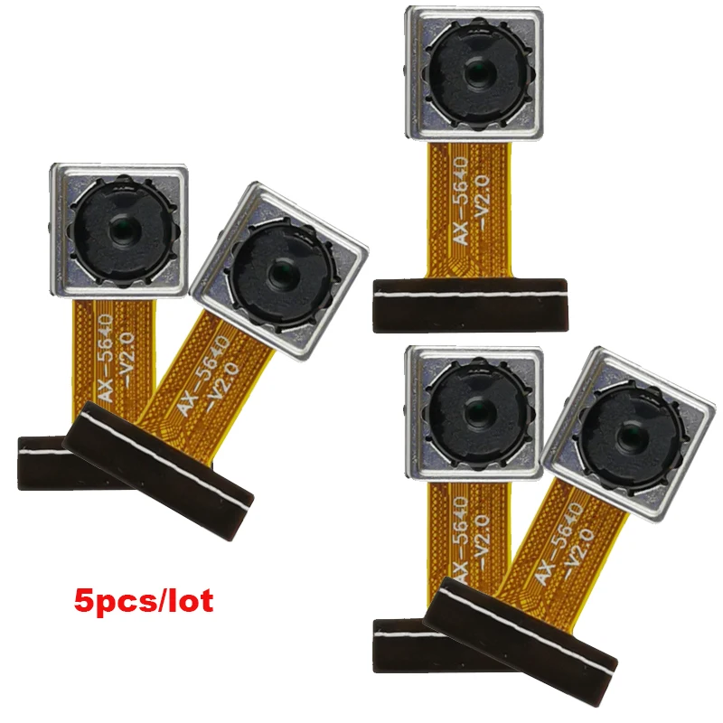 

5Pcs/Lot OV5640 AF 70 Degree 5MP High Definition Camera Module for ESP32-CAM Auto Focus Soft Board 24PIN 0.5MM Pitch