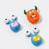 Pet Latex Toy Cartoon Alien Monster - Dog Chew Toy, Bite-Resistant, Squeaky, for Puppies Small Dogs, Teething Cleaning, 3