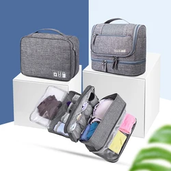 Bolsa de almacenamiento Digital para mujer, organizador de Cables, sujetador de viaje, artículos de aseo personal, neceser, suministros de accesorios