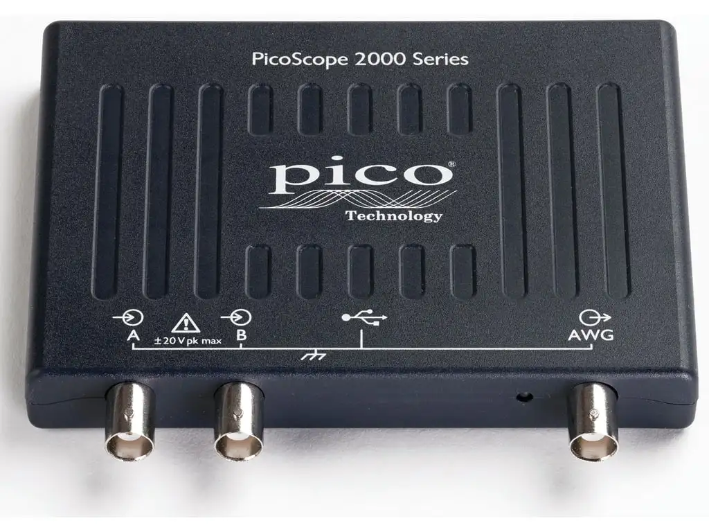 Pico 2207B Picoscopio 2207B Pc Oscilloscopio Usb, Attivazione Digitale, Picoscopio 2000, 2 Canali, 70 Mhz, 1 Gsps, 64 Mpts, 5 Ns