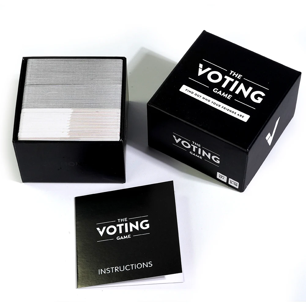 The Voting Game Party Game About Your Friends English Card Game Find Out Who Your Friend Are 3