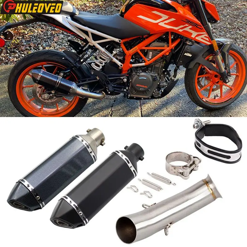 Per Ktm Duke 125 2017-2020 250 2017-2023 390 2017-2021 Per Ktm Rc 125 390 2017-2020 Scarico Moto Tubo Di Collegamento Centrale Dbkiller