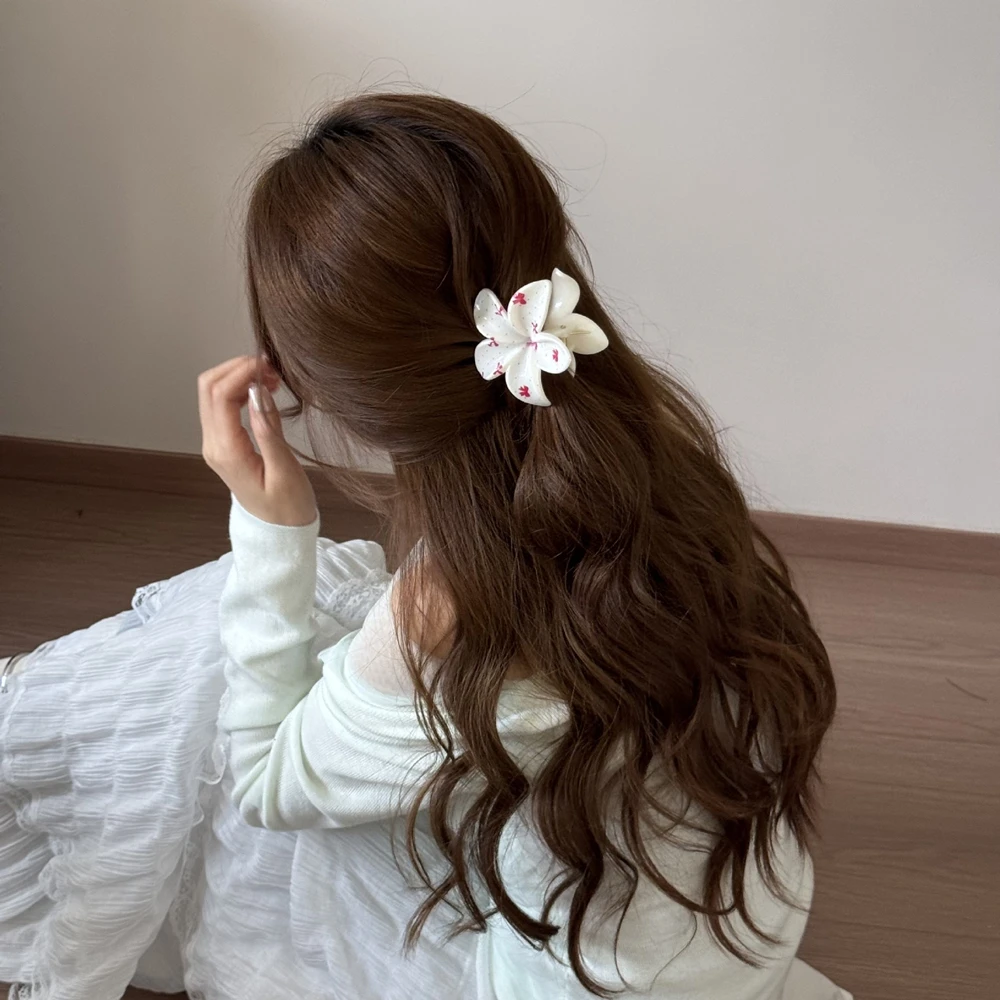 Set mollette per capelli a forma di fiore con stampa ciliegia_voghion.com