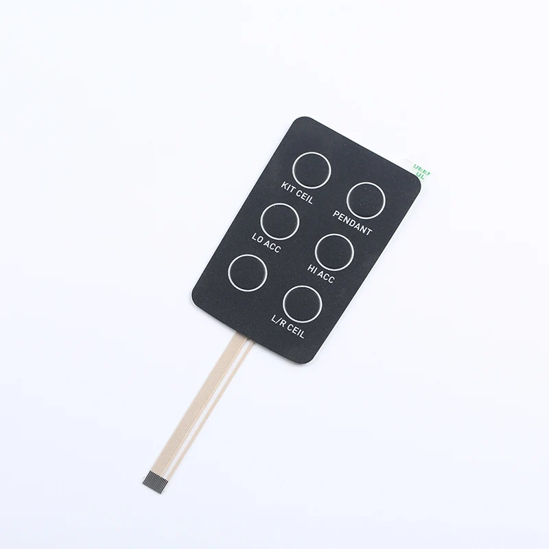 Professional Embossed Tactile Membrane Switch Glossy Surface Membrane Switch