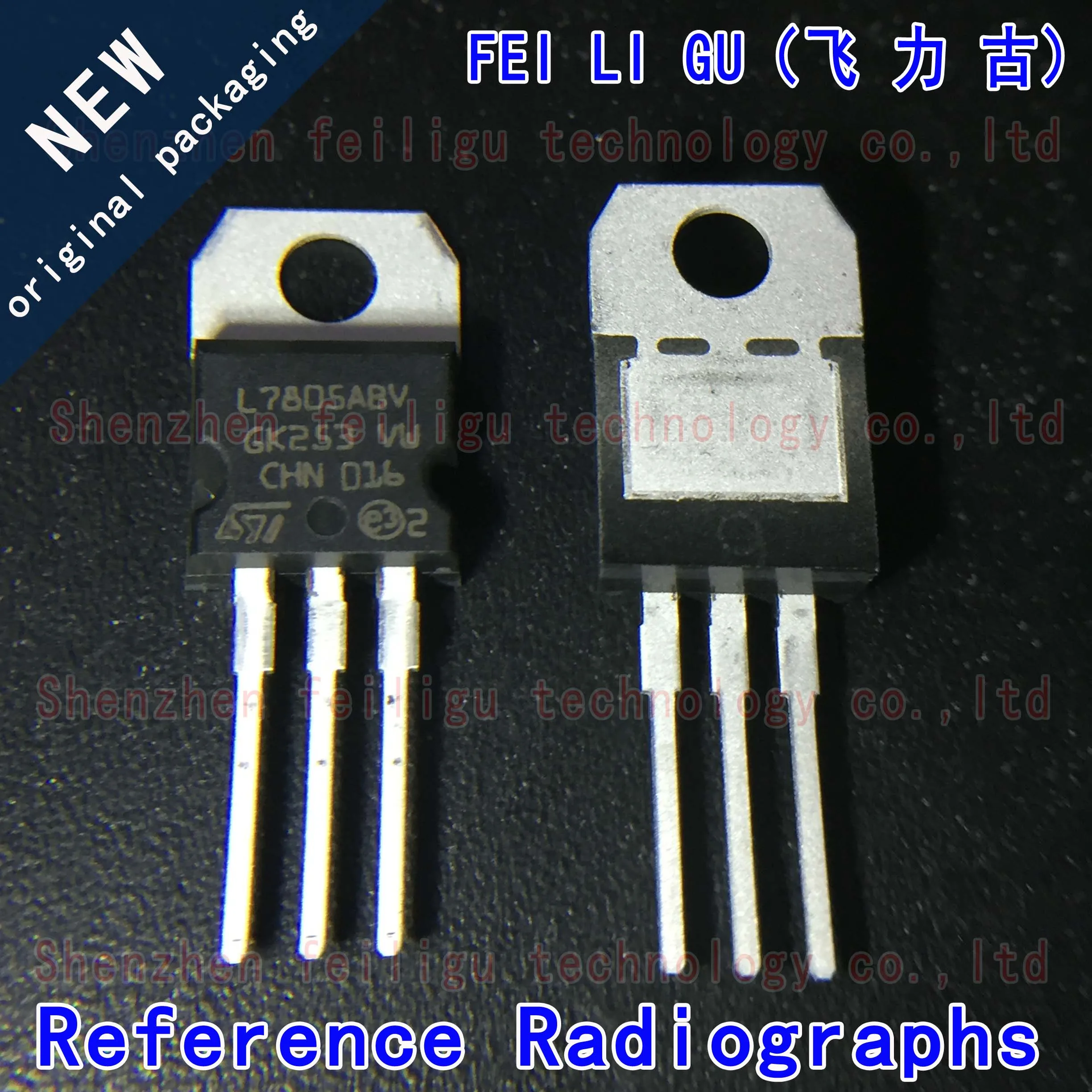 100% New original L7805ABV L7805 package: TO-220 direct input: 35V output: 5V 1.5A linear regulator chip