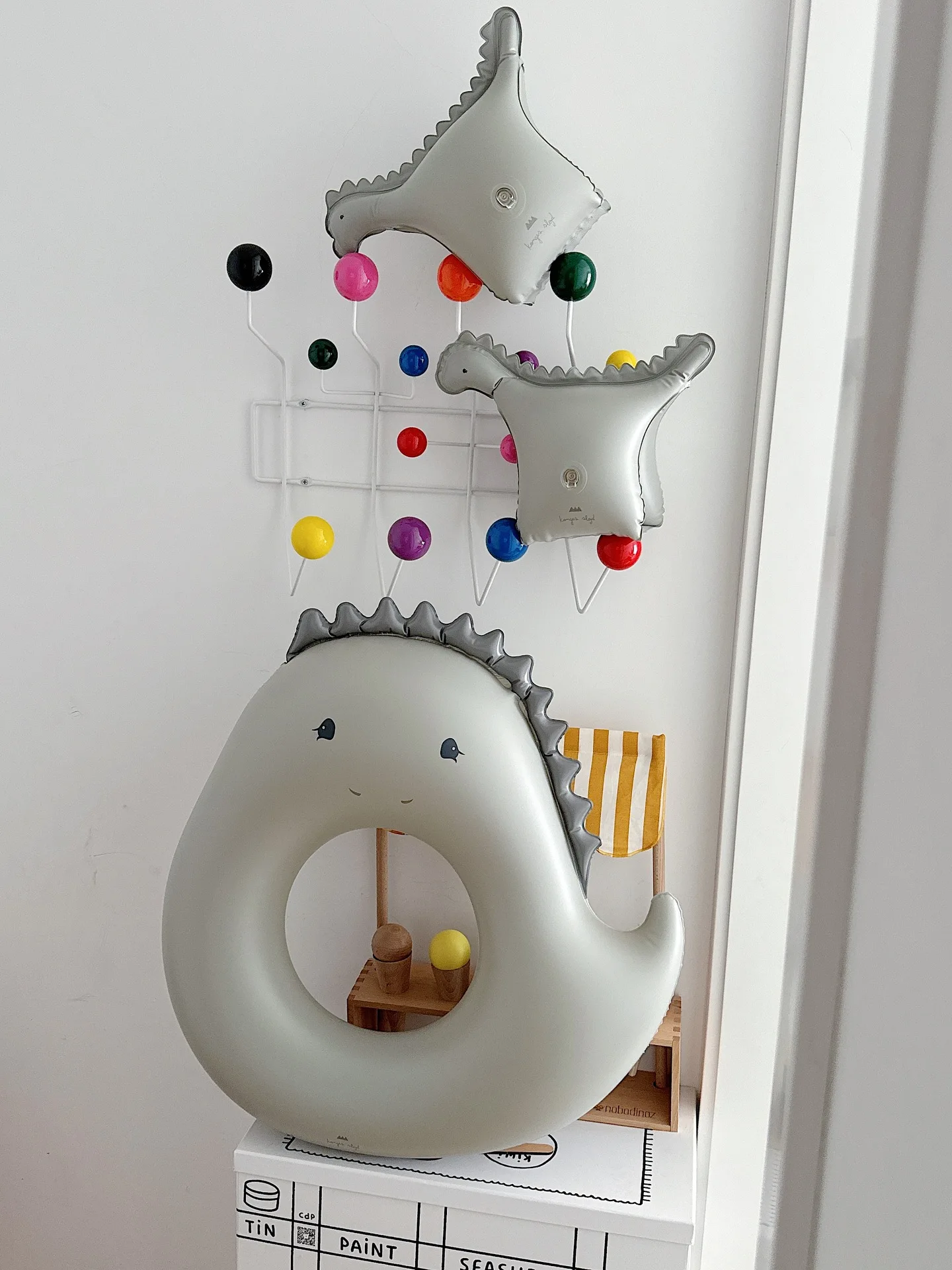 Inflatable Swimming Dinosaur Ring Float Fashion Summer Swimming Pool Accessories PVC Seaside Arm Floating For Children