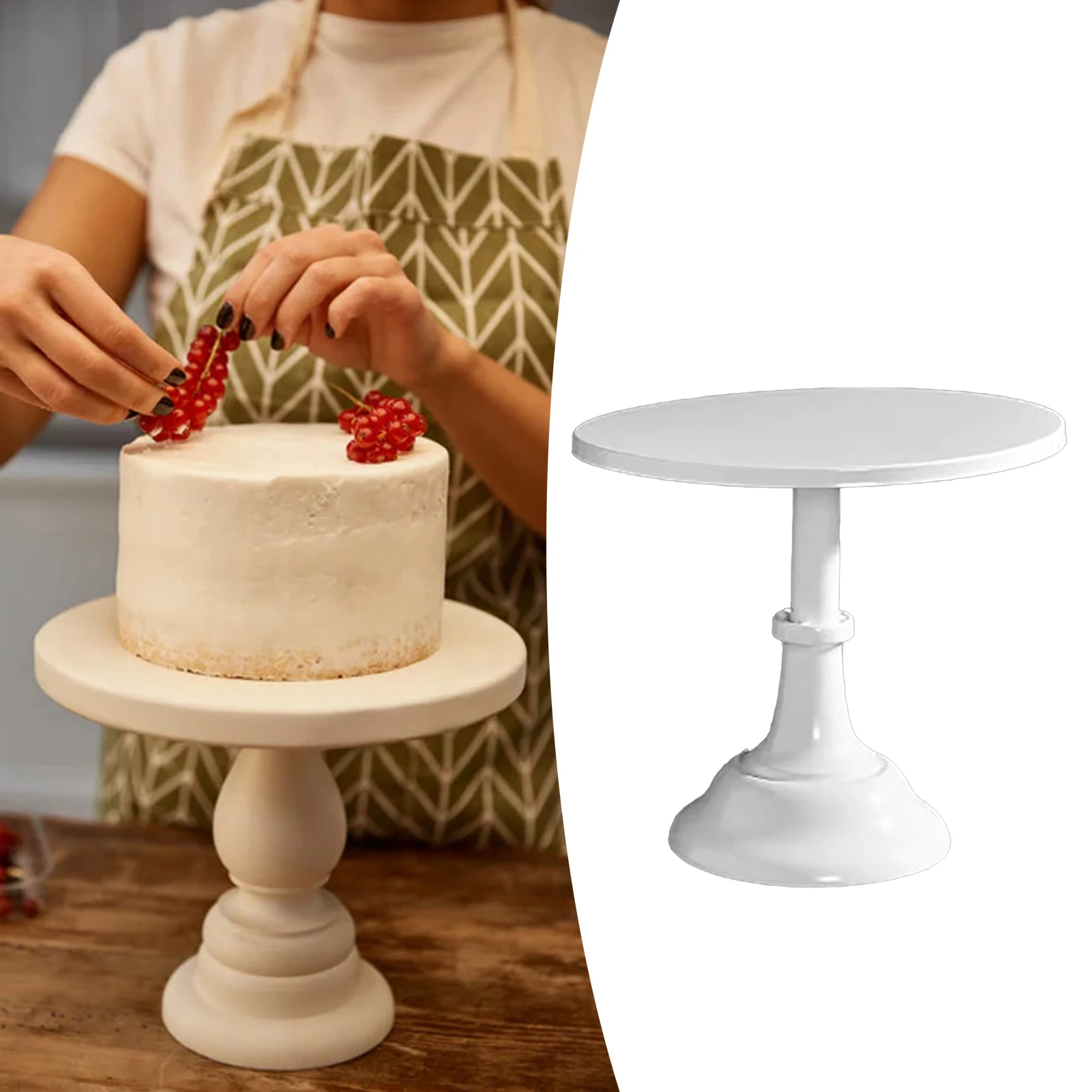 Cake Rack Cake Stand Dessert Stand Metal European Anti Slip Round for Weddings Parties Anniversaries
