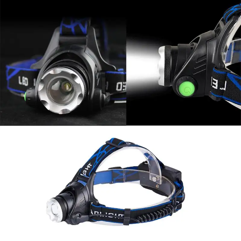 

30000Lumen LED Zoomable Head Headlamp Rechargeable Head Lamp Outdoor Camping Mountaineering Waterproof Flashlight