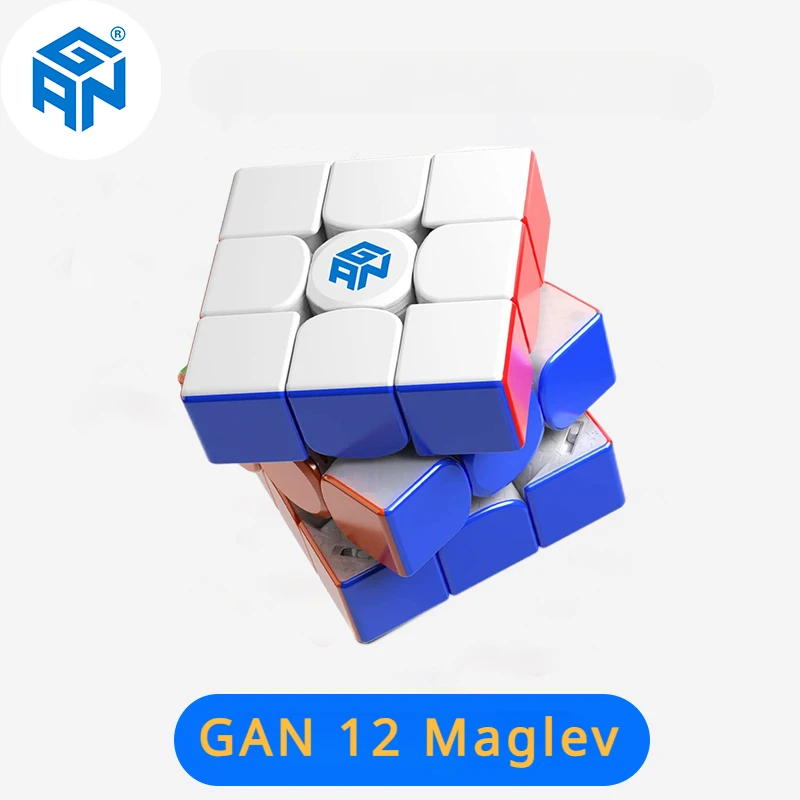 GAN12 마그네틱 UV 3x3 스피드 큐브 스티커리스 마그네틱 스피드 큐브 3x3x3 프로페셔널 GAN 12 피젯 토이 큐보 마기코