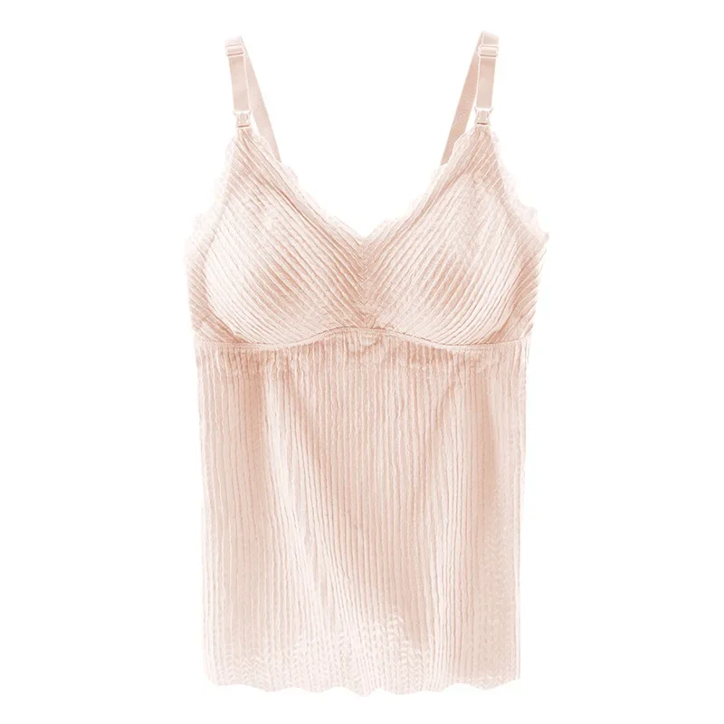 24-35Y Summer Solid Clolor Sleeveless Nursing Clothes Women Pregnant Tank Top Plus Size Maternity Clothing Breastfeeding Vest
