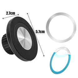 Universal Magnetic Car Phone Holder for Magsafe - 17mm Ball Head Base Accessory (1 Set)