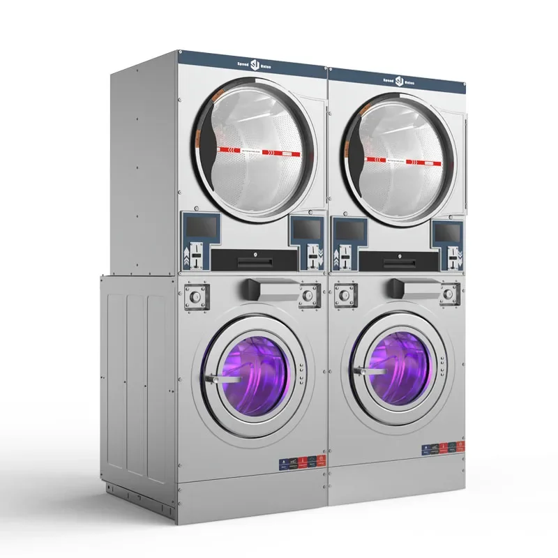 Washer, Washer Dryer, Coin Operated, Commercial, Laundry, Remote Control, Stacking 3