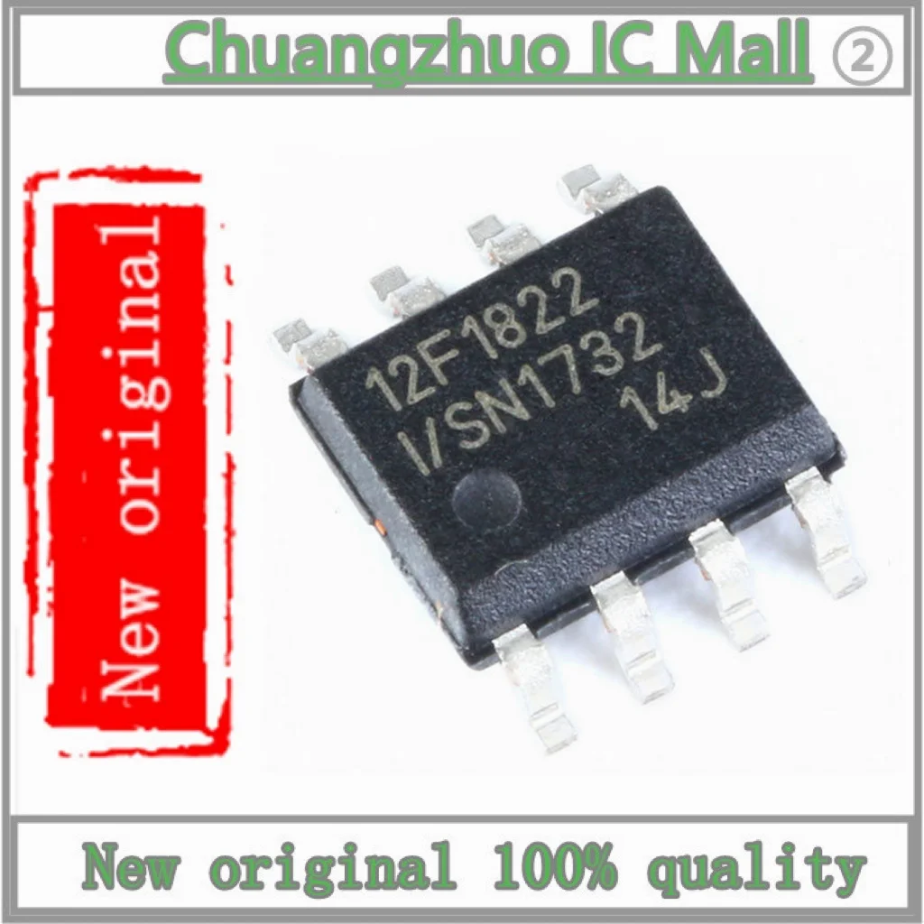 

1PCS/lot PIC12F1822-I/SN PIC12F1822-I IC MCU 8BIT 3.5KB FLASH 8SOIC IC Chip New original
