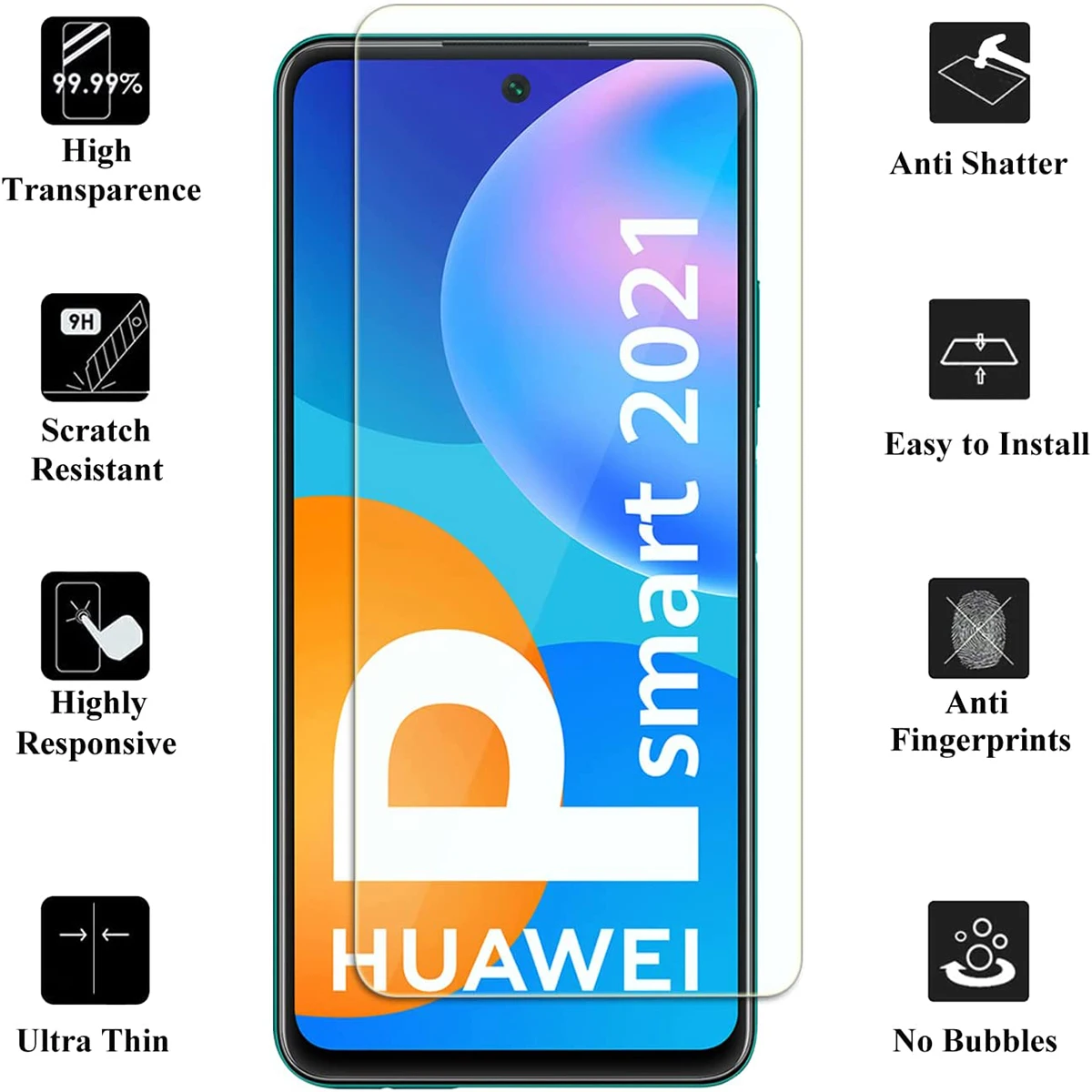 Premium HD Tempered Glass Screen Protector – Pack of 2/4