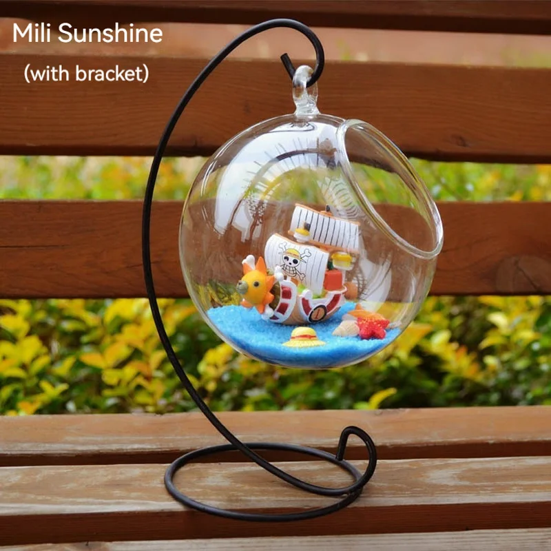 

New Anime Peripheral Handmade Model Wanli Sunshine Gold Merry Pirate Ship Pirate King Ship Glass Doll Birthday Christmas Gif