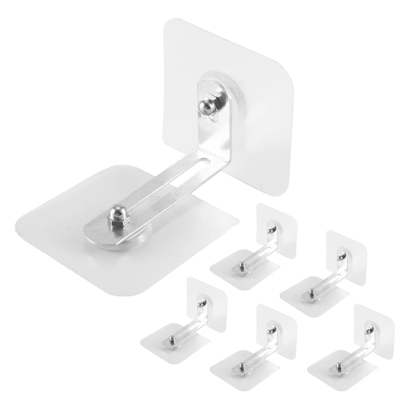 

Furniture Anchors Wall Anchors, Anti Tip Furniture Anchors No Drill, Adhesive Furniture Wall Anchors For Baby 6 Pcs