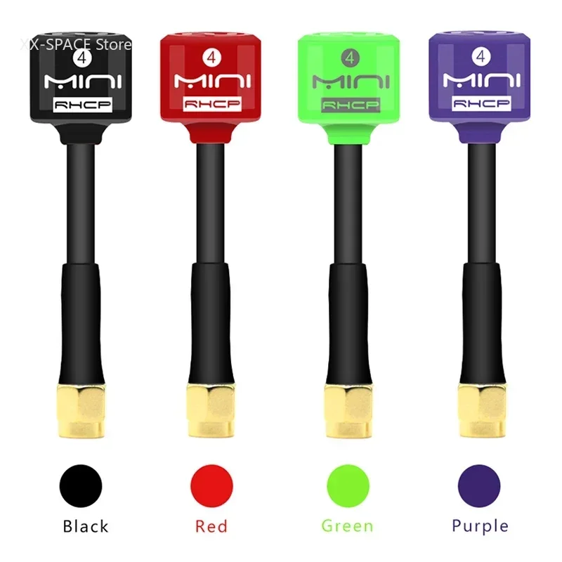 Ramdon color Lollipop 4 High Gain RHCP MINI Antenna 5.8G 2.8dBi SMA / RP-SMA / MMCX / UFL For RC FPV Transmitter Receiver