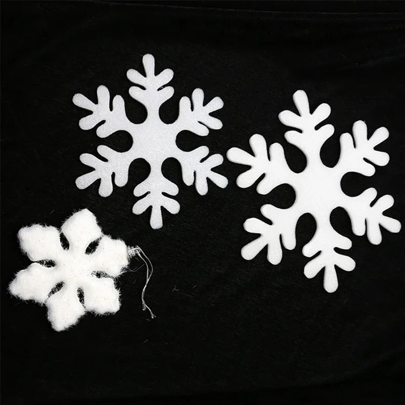 Foam Snowflake Christmas Decorations Hanging Ornaments