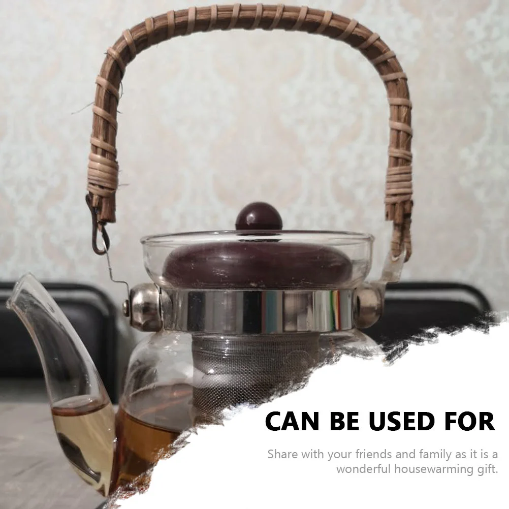 4 Pcs Teapot Handle Japanese Rattan Kettle Creative Grip Replacement Japanese-style Pottery