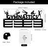 1 piece/Acrylic material medal display stand/Gymnastics pattern honor medal stand/Sports commemorative plaque/Wall storage 2