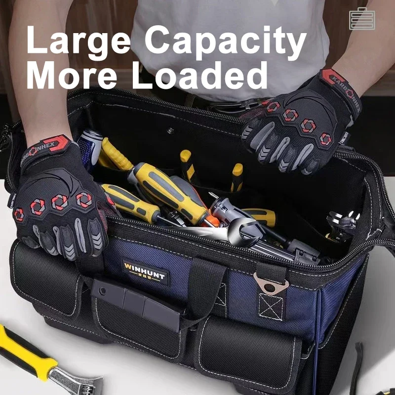 Electrician Bag Tool Organizers Portable Multi Pocket Waterproof Tooll Kit Function Tool Bag Oxford Cloth Bag Repair Tools Bags