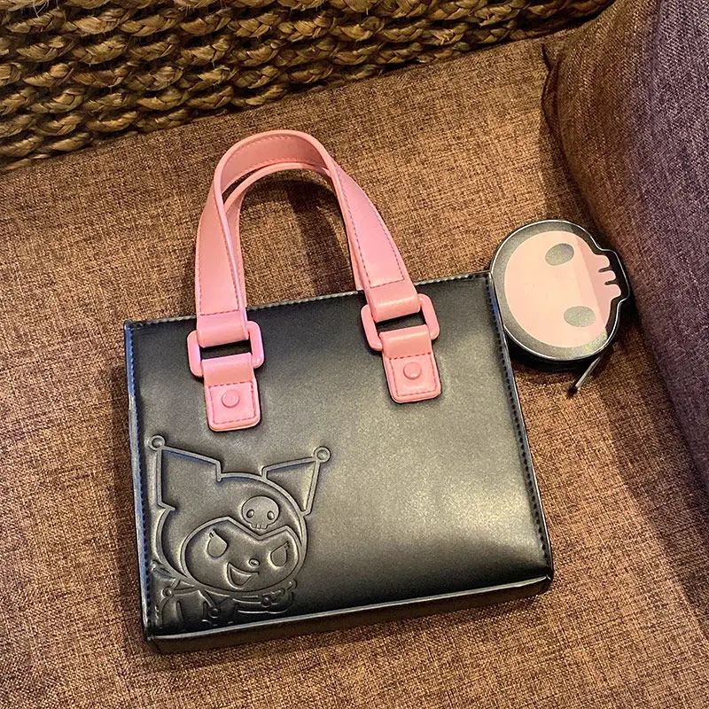 

Kuromi Cinnamorol Handbag One Shoulder Bag Messenger Storage Bag Large Capacity Cosmetic Bag Student Bag Inclined Shoulder Bag