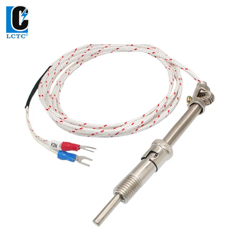 LCTC K E Type Thermocouple High Temperature Sensor Thermocouple Type K Probe High Quality Industrial Compression Spring