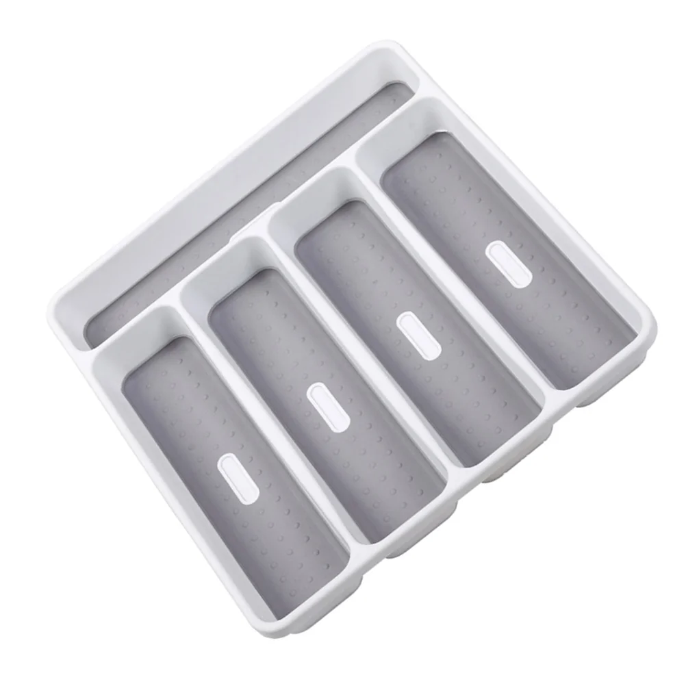 

1Pc Cutlery Storage Tray Utensils Storage Plate Drawer Type Fork Spoon Organizer Flatware Storage Case for Kitchen
