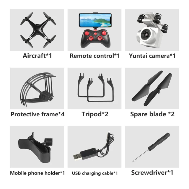 Drone WIFI Remote Contro HIGH Definition 4K Aerial Photography Quadcopter Toy Kid RC Aircraft Long Endurance Drone To Send Gifts 4