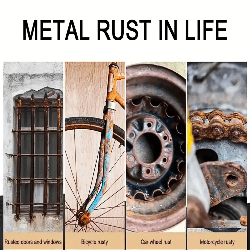 Rust Remover Spray - 100ml Extreme Rust Stain & Dirt Cleaner for Smooth, Reliable Performance on Car Wheels & Metal Surfaces - 4