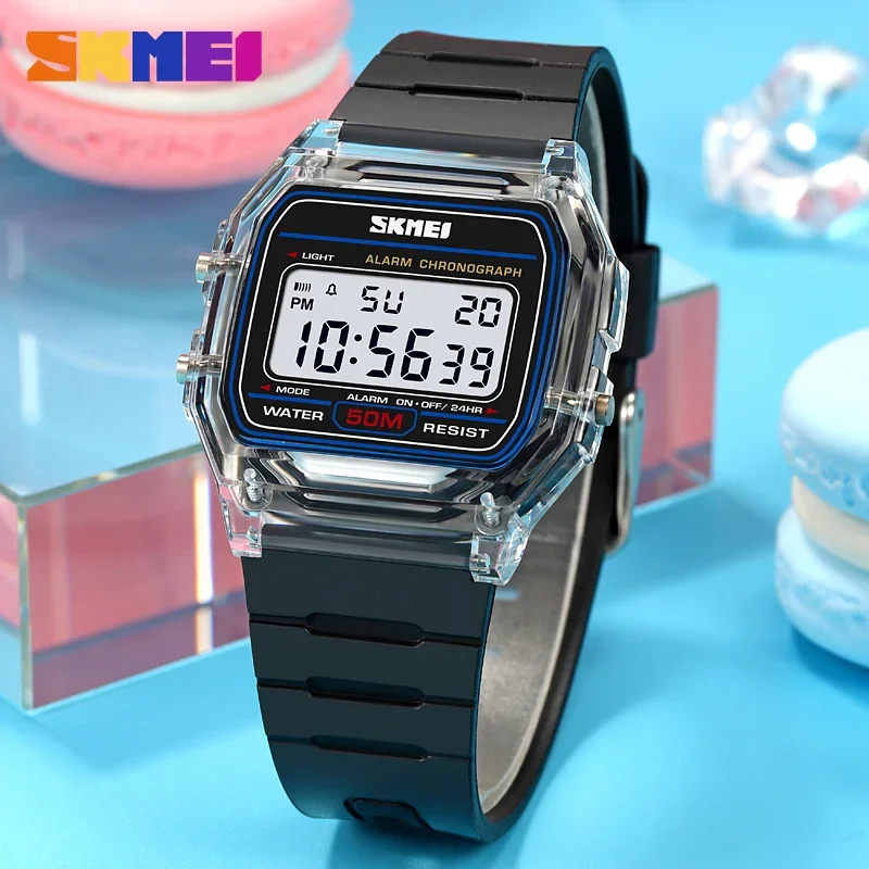 SKMEI 2056 jam tangan elektronik pria wanita, jam tangan olahraga