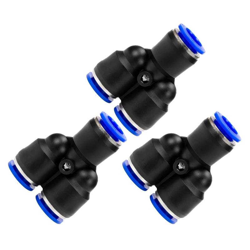 

Pipe Fittings Plastic Pneumatic Connector Fitting Quick For Air Water Connecting Pyconnect Y Shape