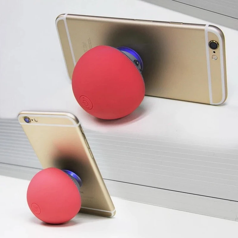 Portable Mini Speaker Wireless Silicone Bluetooth Speaker 3W Mushroom Louderspeaker Super Bass Phone Player Suction Cup Holder Bluetooth Speaker Portable Speaker Mini Bluetooth Speaker
