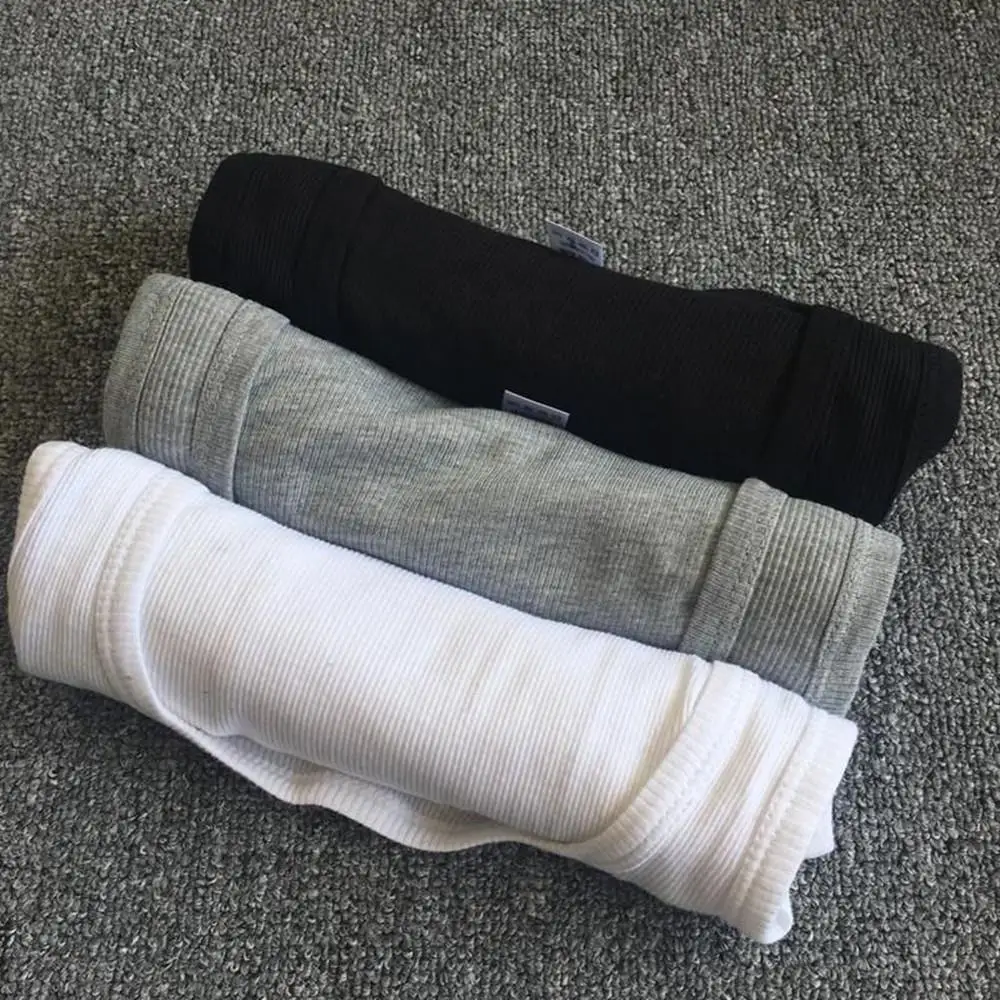 3Pcs Men's Cotton Sleeveless Vest Young Men's Wide Shoulder Sports Fitness Slim Top Solid Color Casual Tight Vest Undershirts