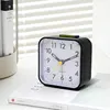 2025 NEW Simple Night Light Small Alarm Clock, Bedside Desktop with Snooze Function Household Creative Plastic Quartz Clock 5