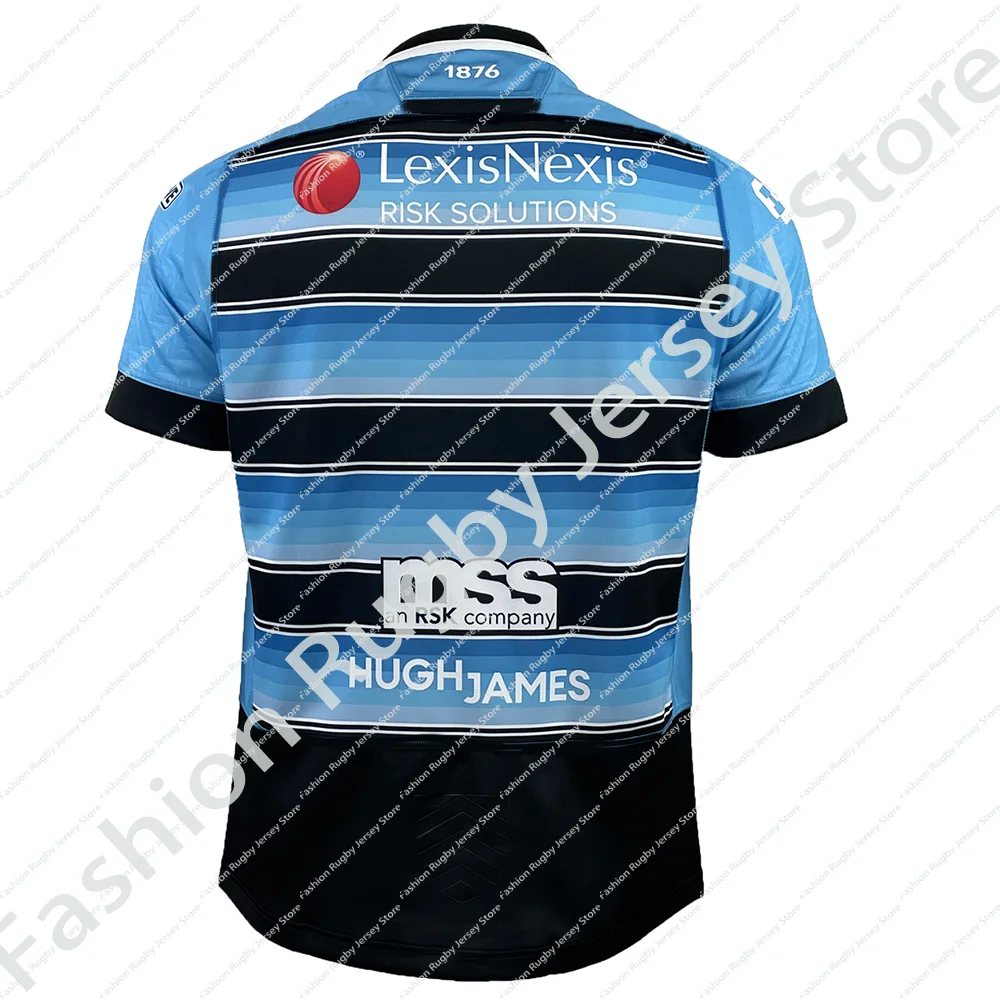 Cardiff Rugby Jersey Clothes Men Kids Children Male Boys Gift T Shirt Team Sportswear Tee Teenager Home Training Top /25 children clothes boxing jersey