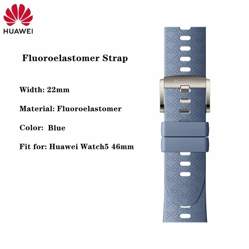 Original Huawei Watch 5 Vegan Leather Fluoroelastomer Composite