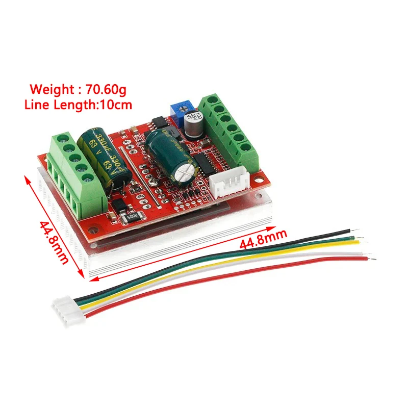 Contrôleur Moteur BLDC 400W DC6-60V - PWM Hall - 12V/24V/48V - Pour Moteurs Sans Balais