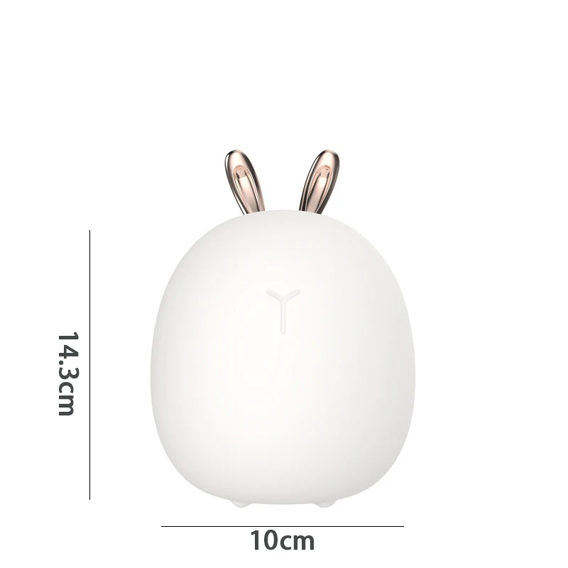 OPDOS Veilleuse En Forme De Chat Avec Capteur Tactile Et 16 Couleurs Pour Enfants, Tout-petits, Bébés Et Enfants (batterie) (chat