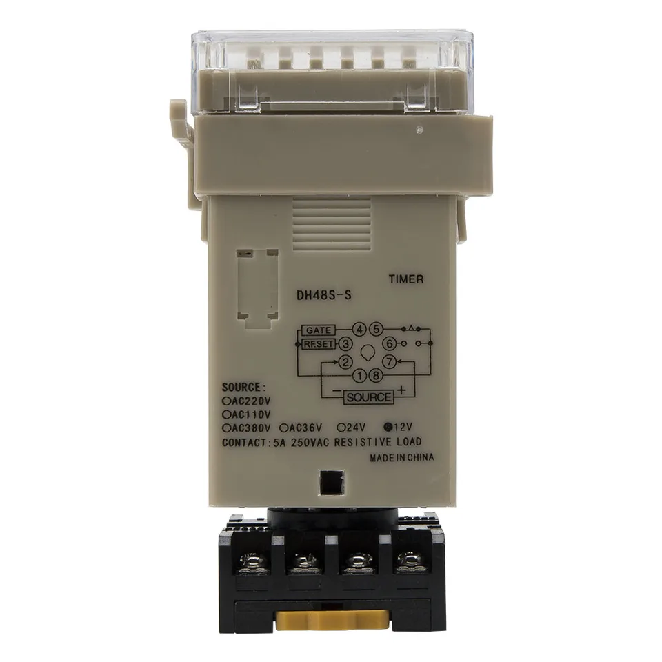 Relé de retardo programable DH48S-S 0.01S-99990H c... – Grandado