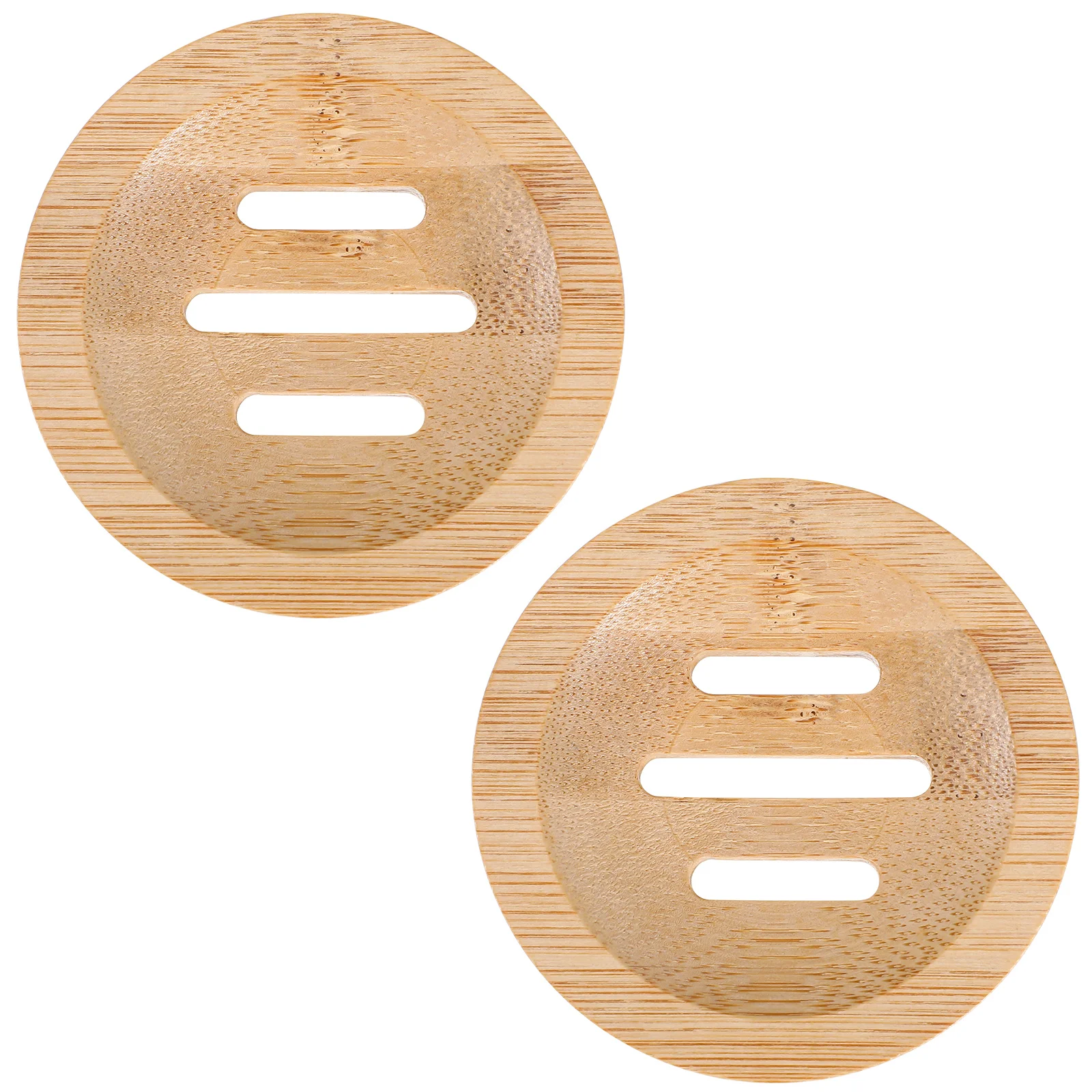 

2 Pcs Bar Travel Soap Case Bamboo Dish Holder Trays for Rack Dish Wooden Case Travel Box