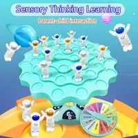 Children Balance Training Board Game Space Man Stacked Sensory Play Set Fun Party Games Fine Motor Training Educational Toys 2