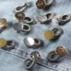 2/5Pcs Flexible Pants Waist Extender Button Pants Jeans Adjustable Retractable Elastic Spring Buttons Waist Extenders Set 6