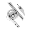 360 Degree Protractor 360 Degree Steel Universal Bevel Protractor Angle Finder Measuring Ruler W/ Magnifying Glass Protractor 6